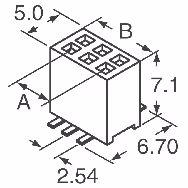NPTC232KFMS-RC Sullins Connector Solutions  Headers Receptacles Female Sockets